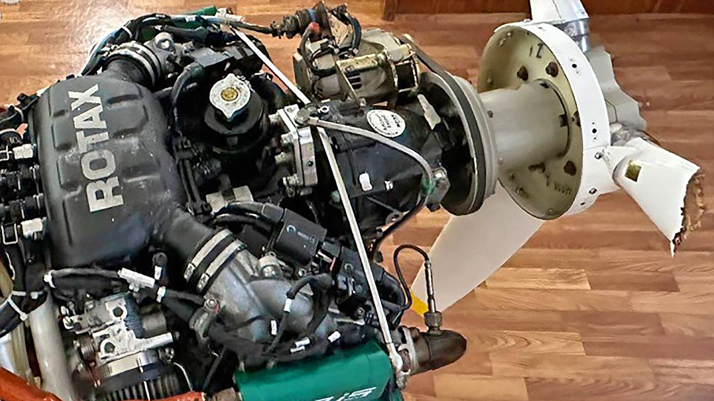 Rotax engine found on Iranian Mohajer-6 drone