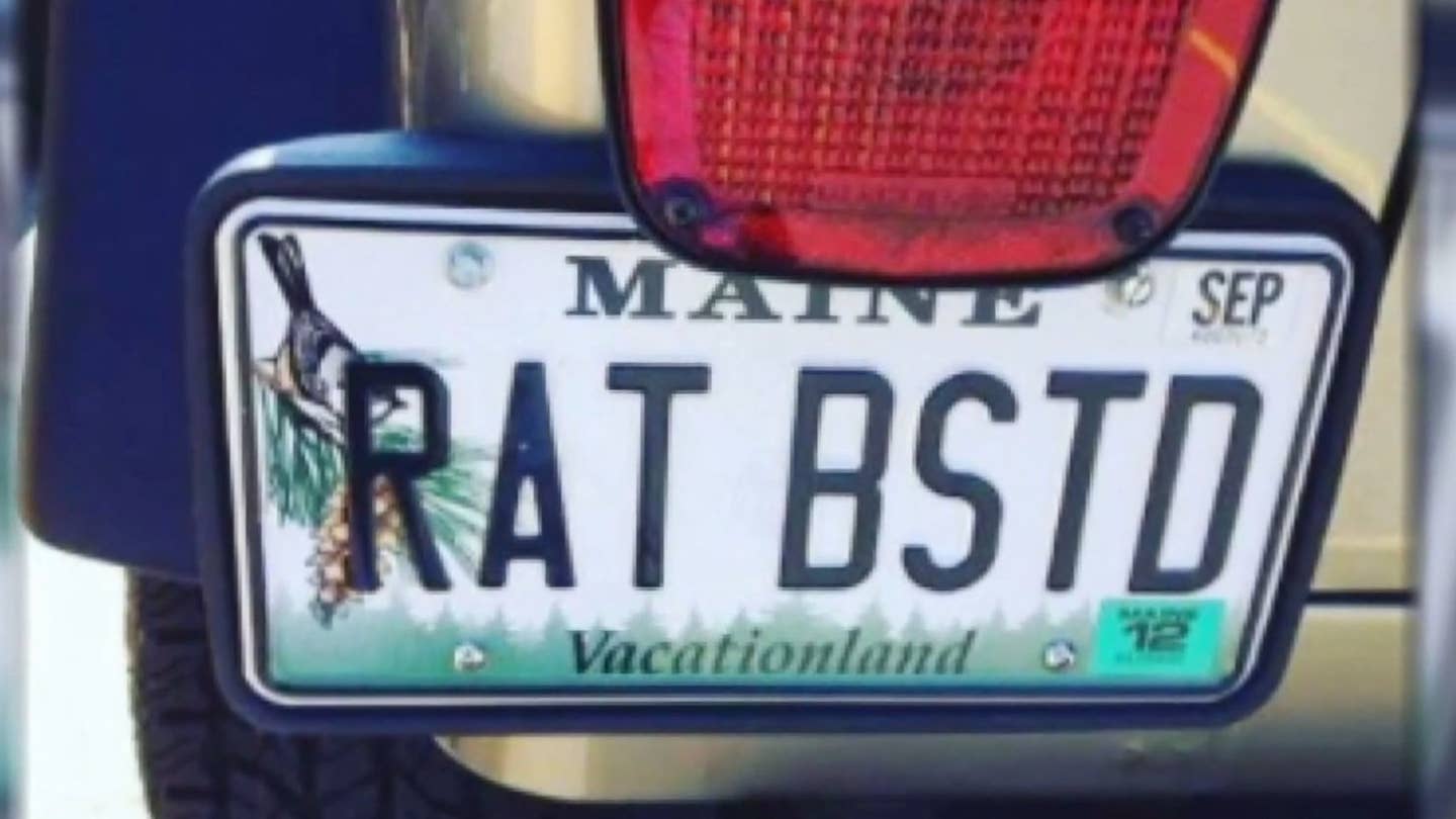 Maine Is Taking Away Offensive Vanity Plates After Bringing Back Rules About the Whole Thing