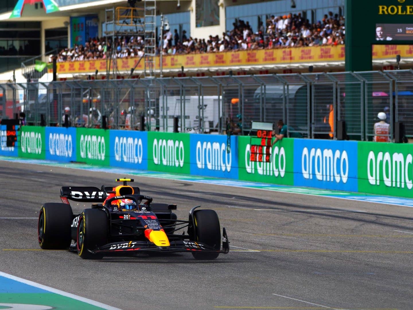 Max Verstappen at the 2022 United States Grand Prix. <em>Red Bull Racing</em>
