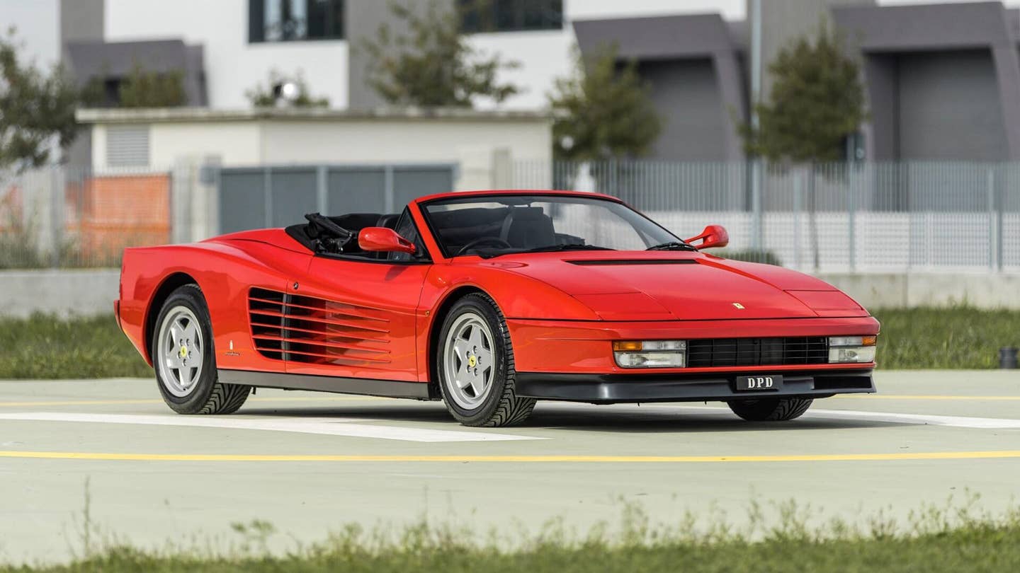 This Ultra Rare 1990 Ferrari Testarossa Spider Is Headed for Auction
