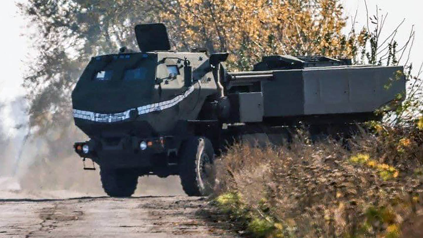 Ukrainian HIMARS Sports A Spooky Grin Just In Time For Halloween