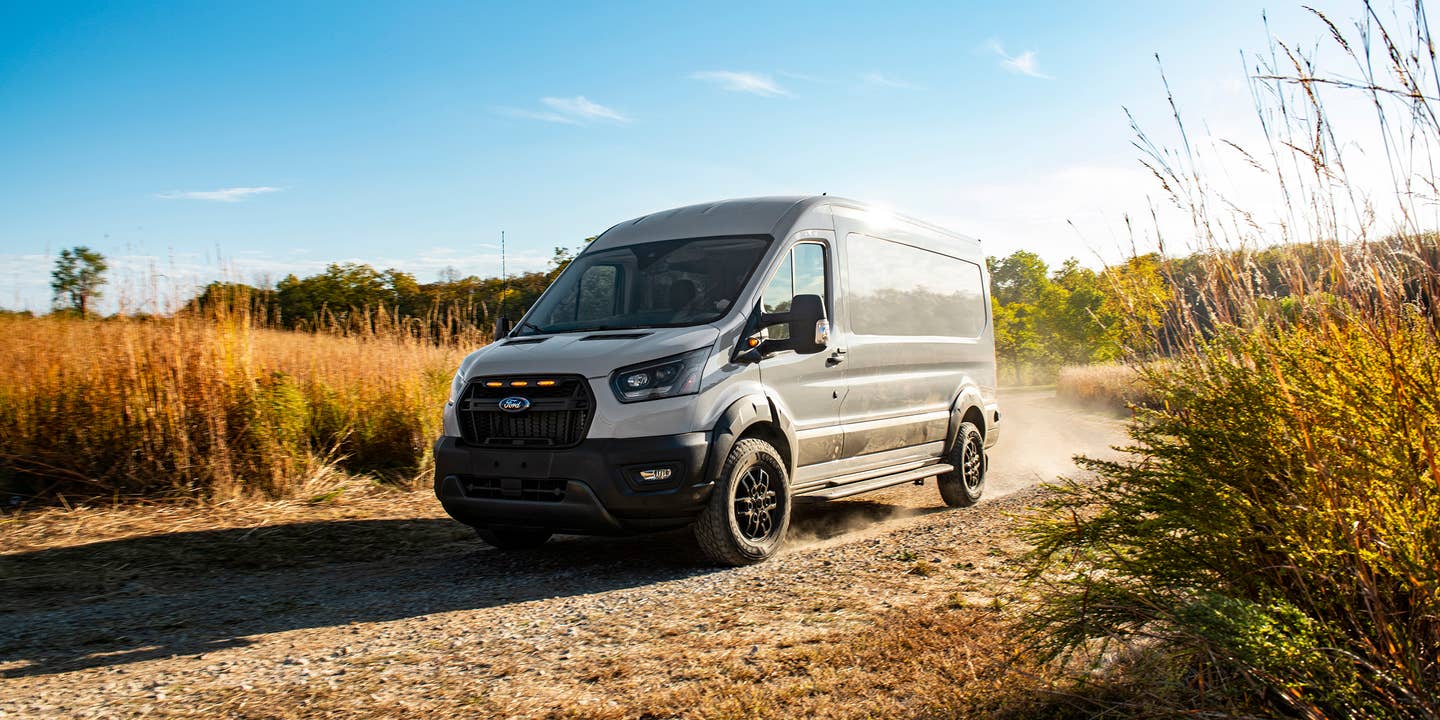 2023 Ford Transit Trail Is a Sub-$70K Adventure Van That Can Tow 6,500 Pounds