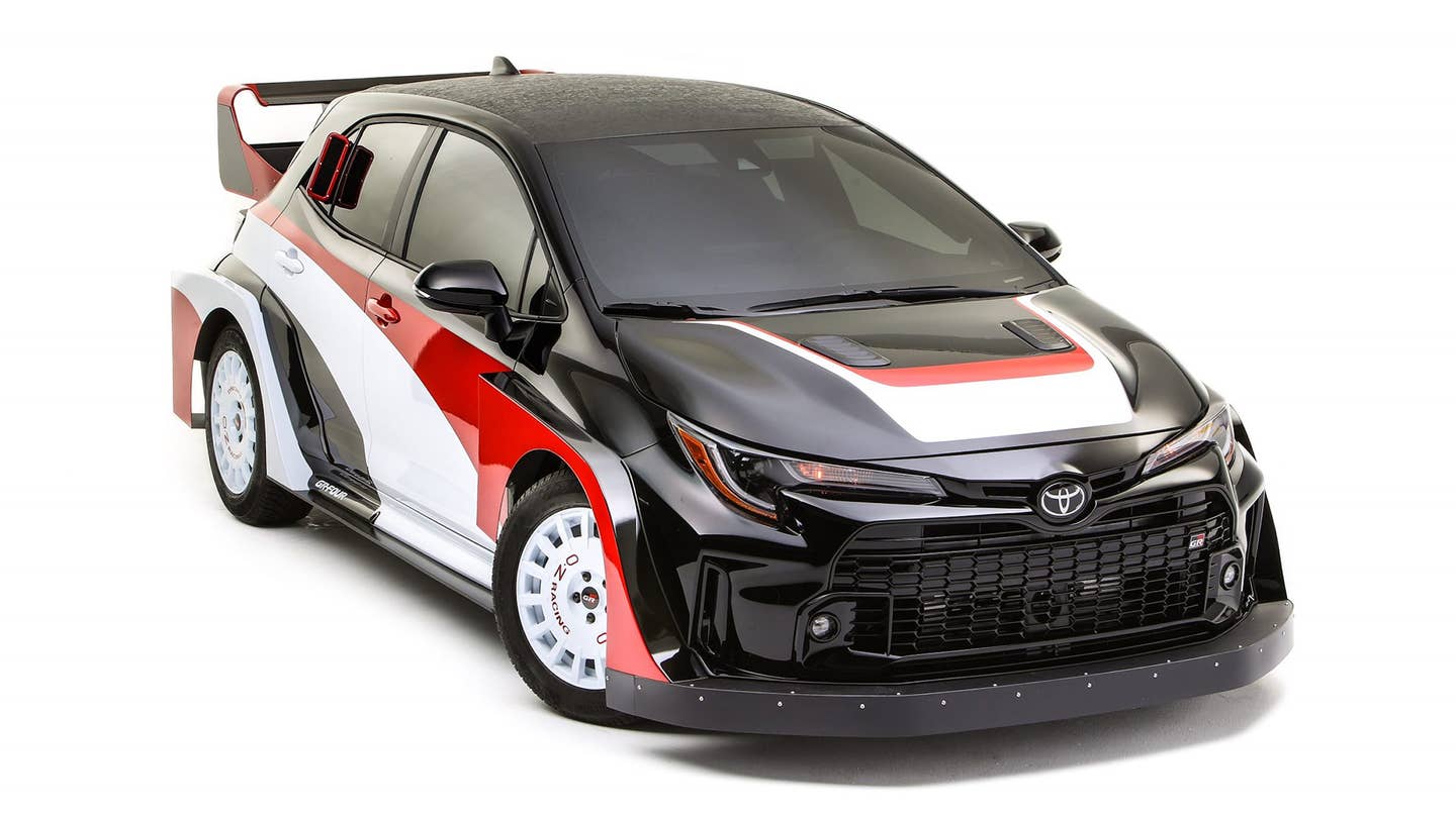 The Toyota GR Corolla Rally Concept Looks Ready To Annihilate Some Dirt