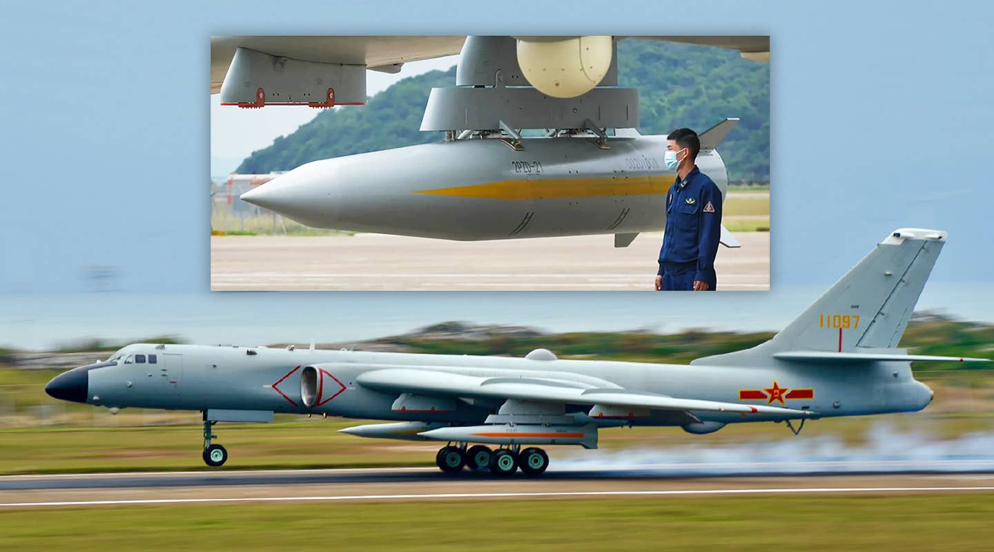 China’s H-6K Bomber Spotted With New Air-Launched Ballistic Missile