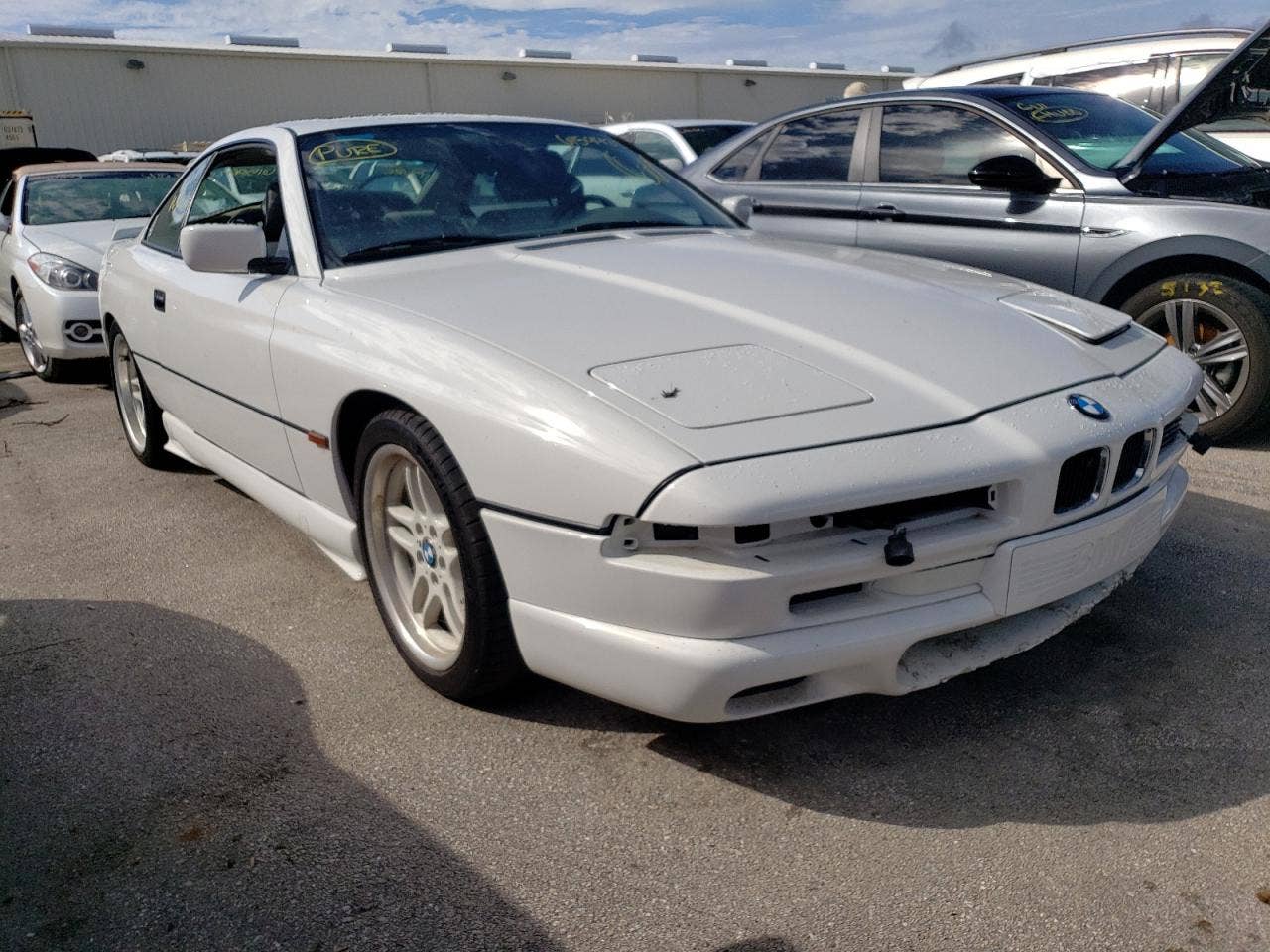 Ultra-Rare 1994 BMW 850CSi Damaged by Hurricane Ian Needs Your Wallet and Courage