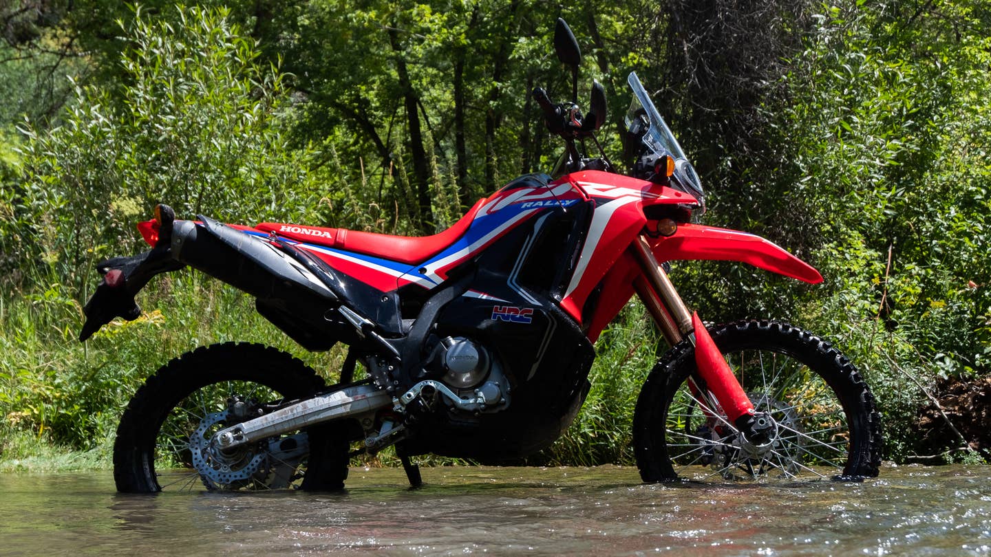 The 2022 Honda CRF300L Rally Is the Donkey of Adventure Bikes You Can Rely On