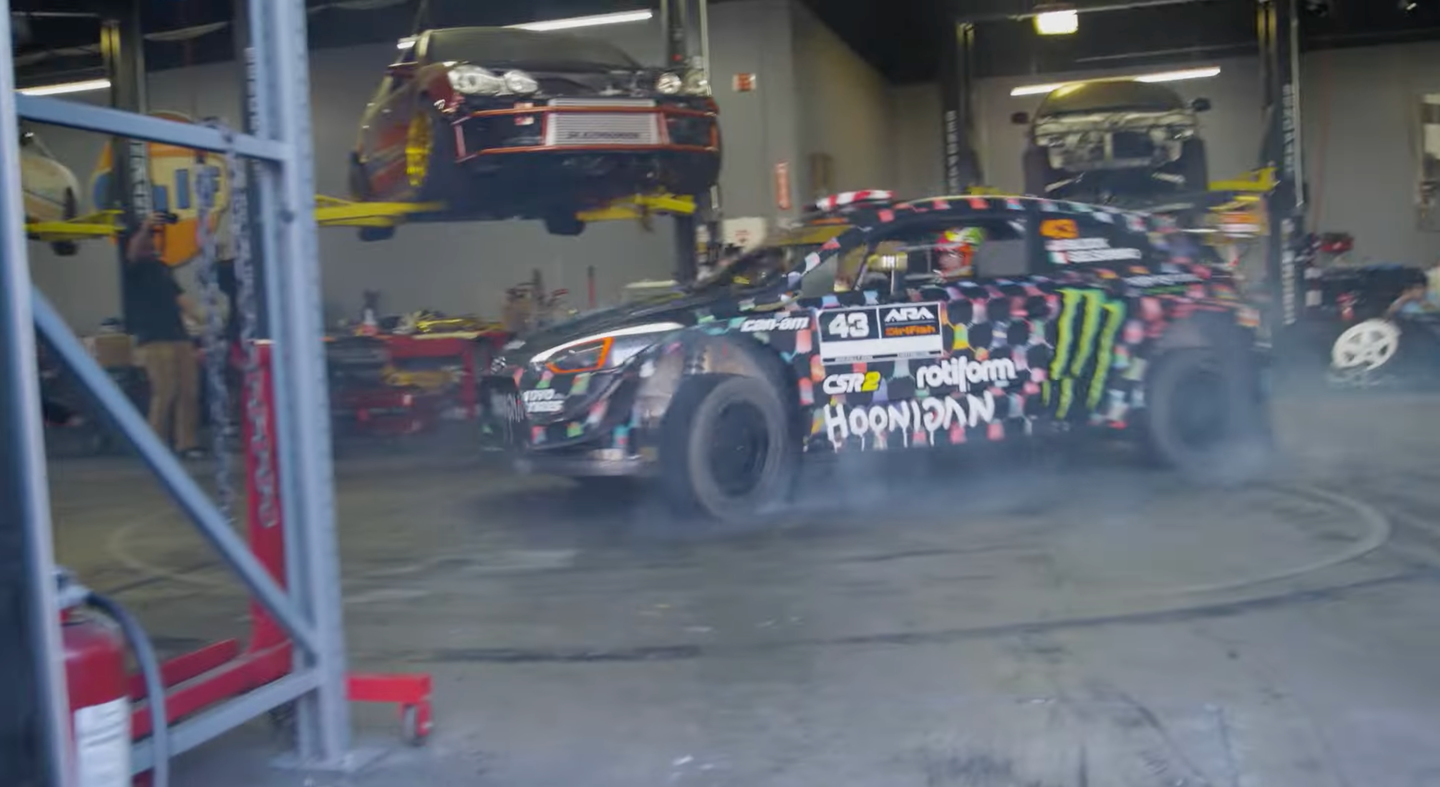 Here’s Proof That Ken Block’s Gymkhana Stunts Take a Ton of Practice