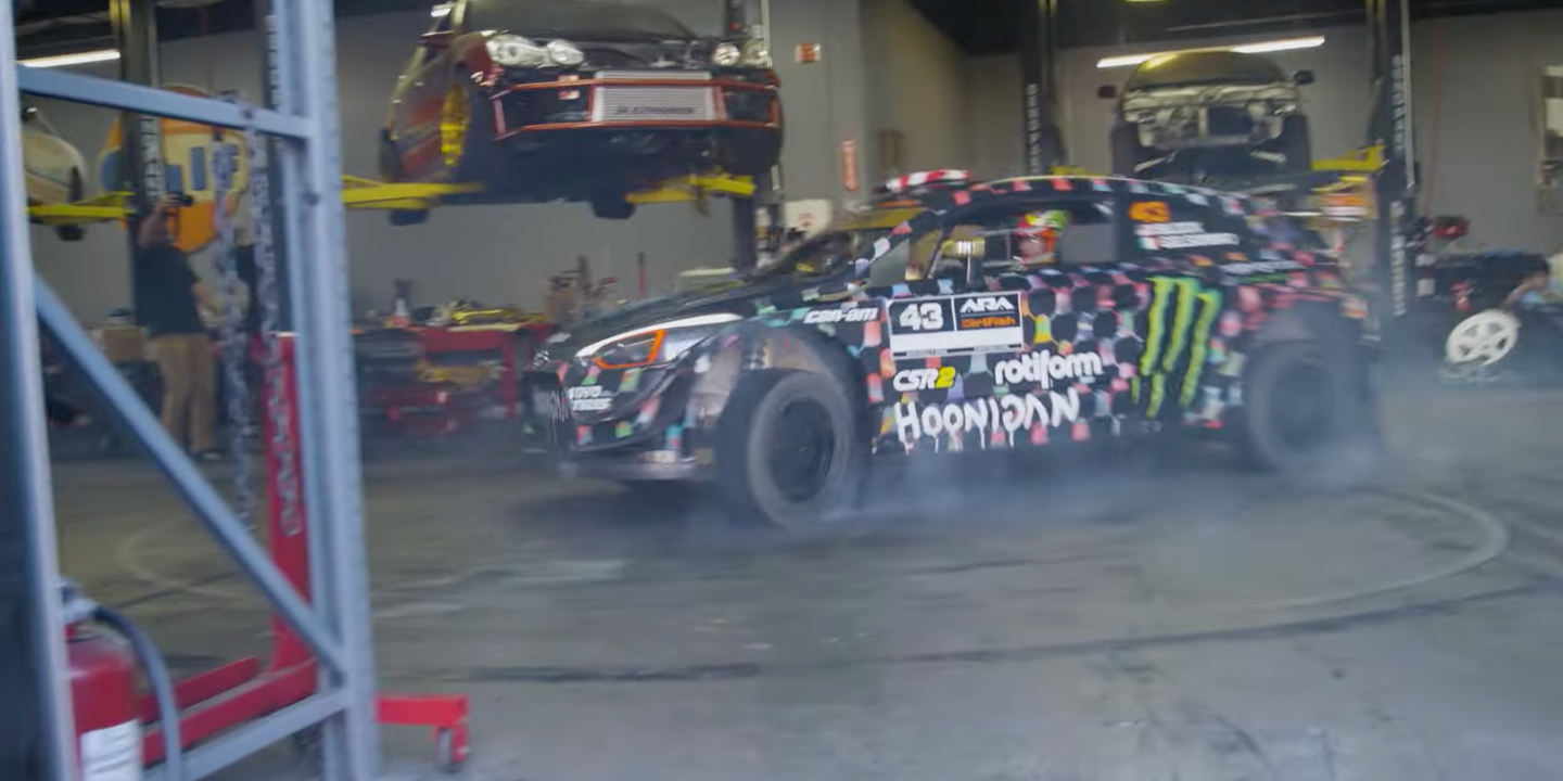 Here’s Proof That Ken Block’s Gymkhana Stunts Take a Ton of Practice