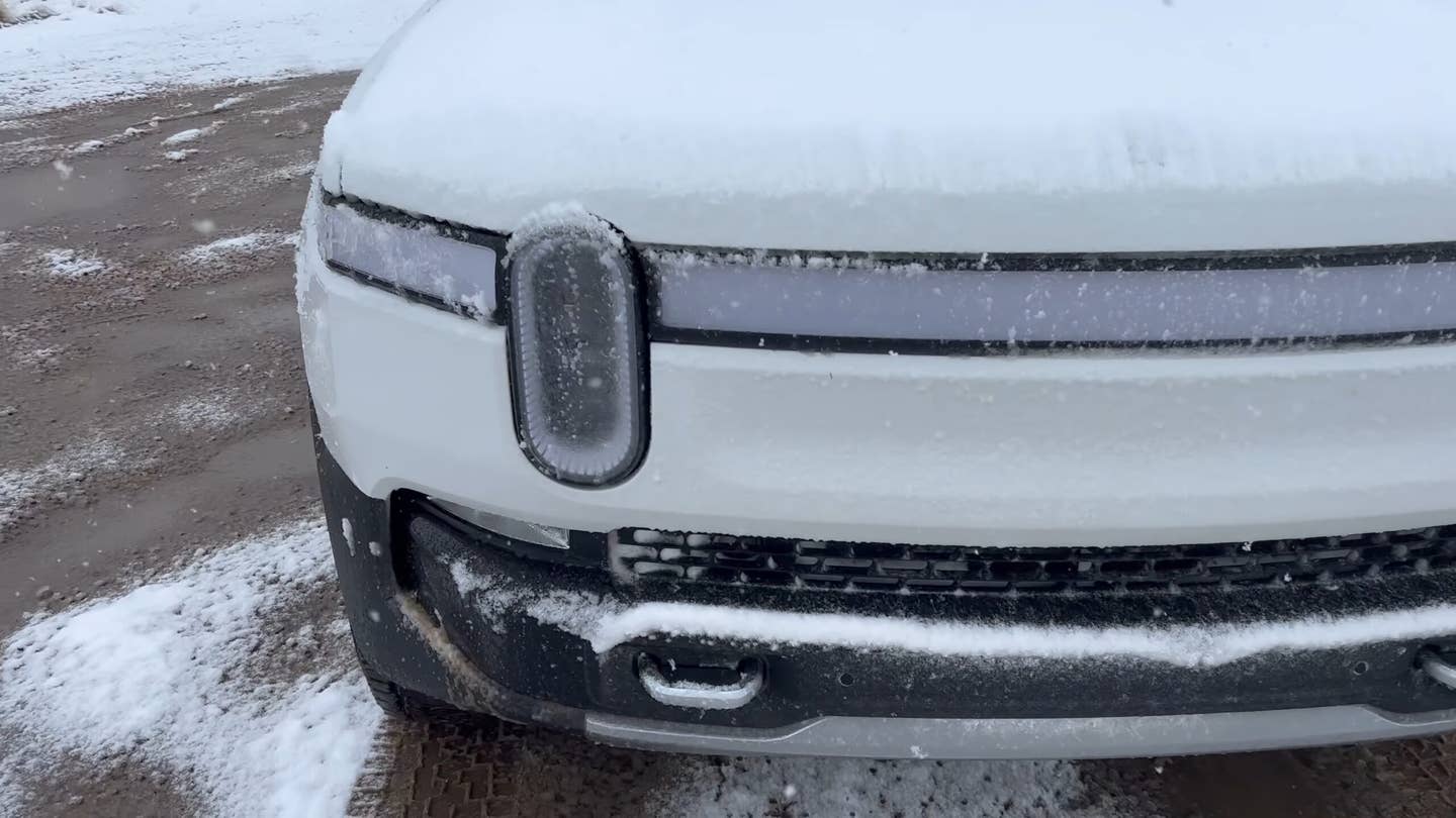 Rivian’s LED Headlights Are Giving Owners Headaches In Snow and Ice