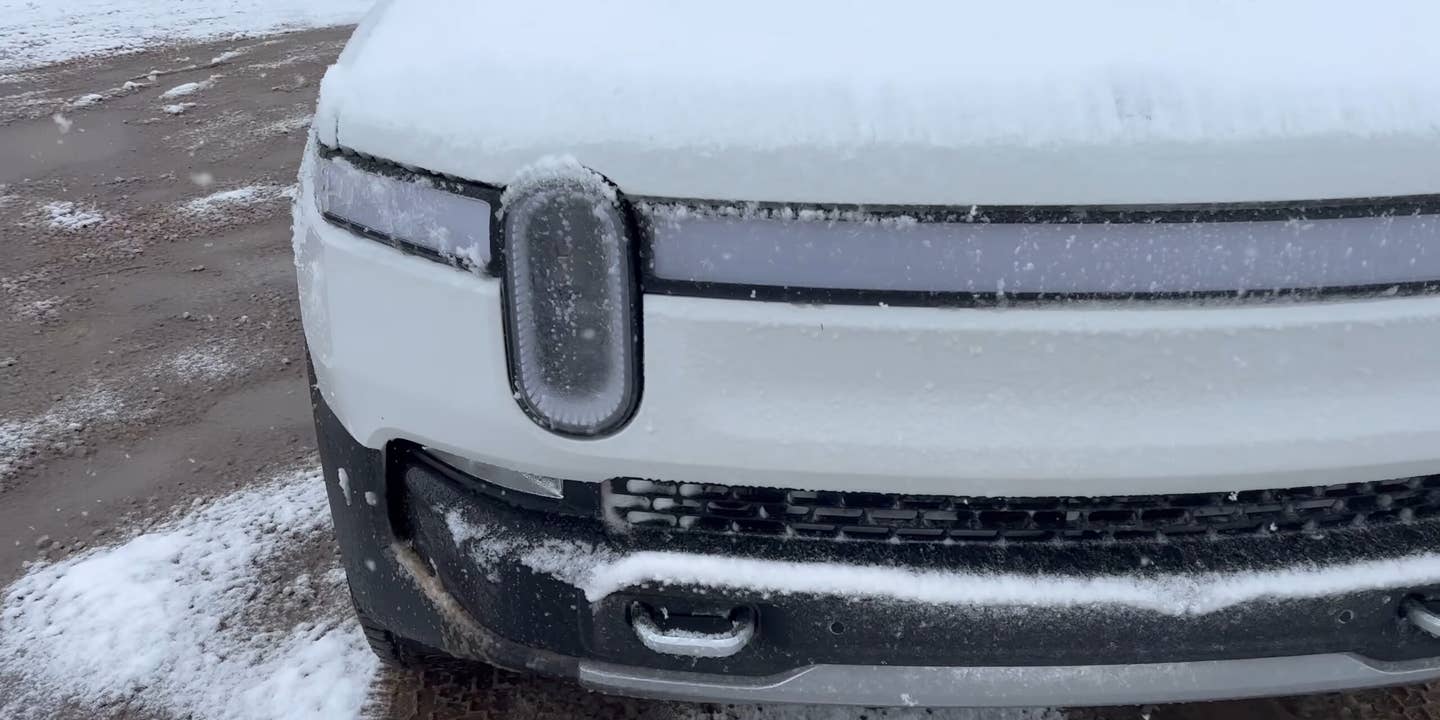 Rivian’s LED Headlights Are Giving Owners Headaches In Snow and Ice