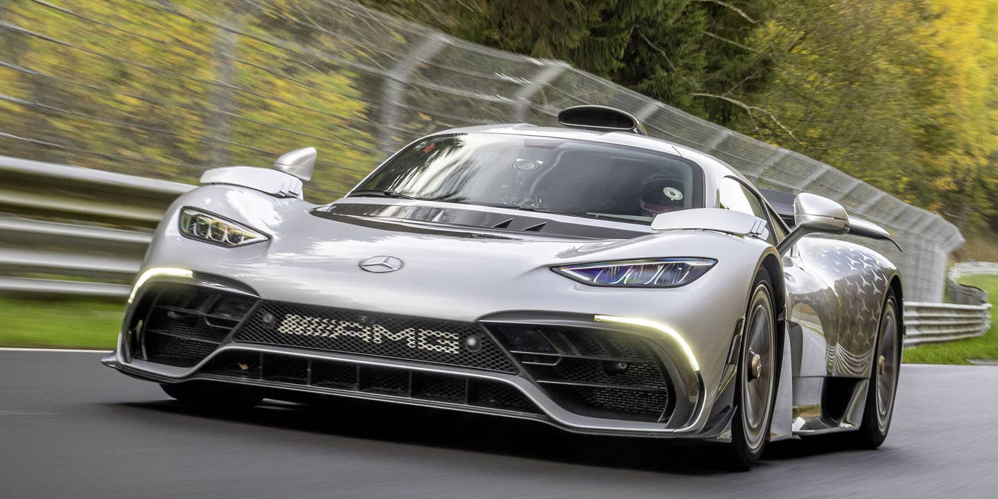 Mercedes-AMG One Hypercar Beats Porsche’s Nurburgring Lap Record by Nearly 8 Seconds