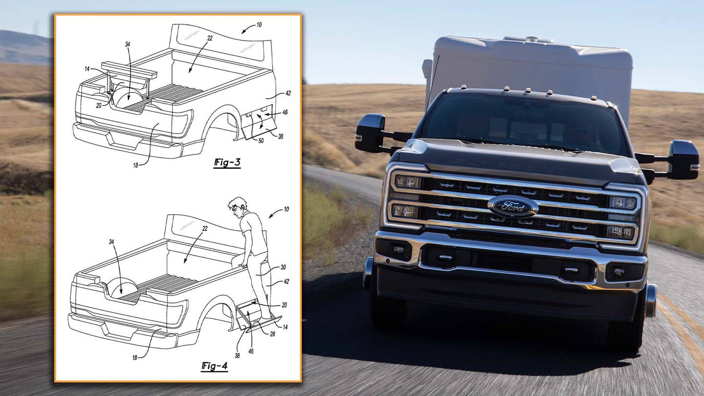 Ford Designed a Dual-Purpose Removable Tailgate Step That’s Pretty Clever