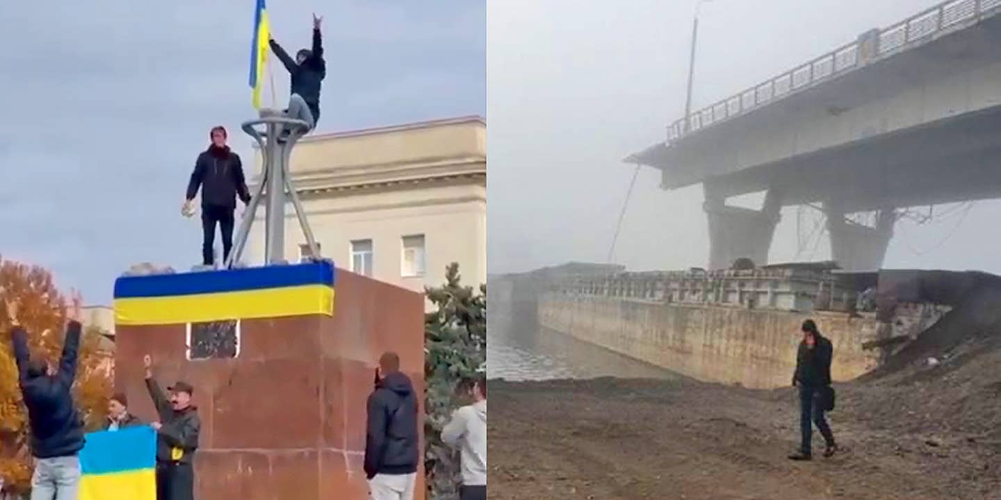 Ukraine Liberates Kherson, Antonivskyi Bridge Knocked Down In Russian Retreat (Updated)