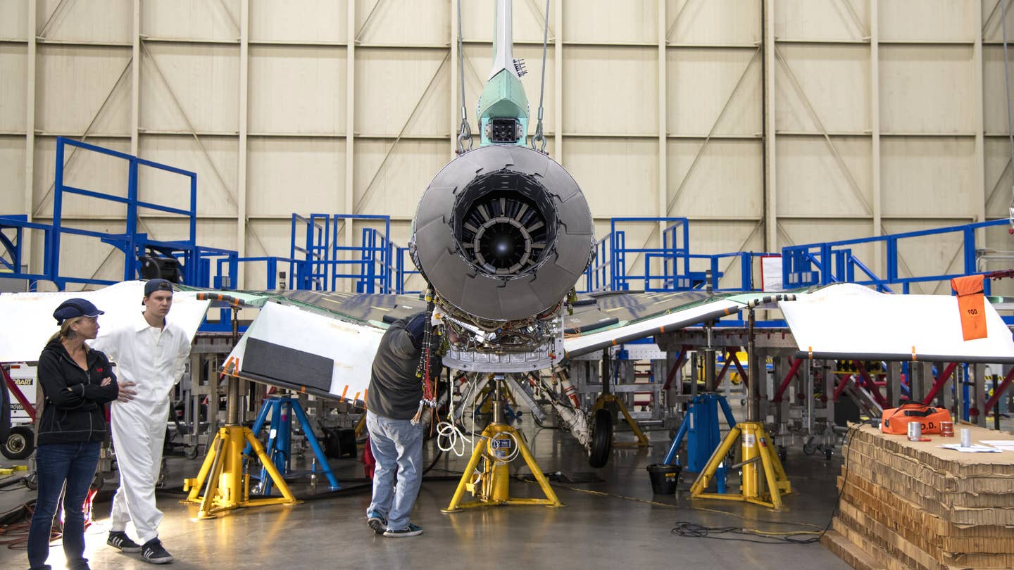 NASA’s X-59 Quiet Supersonic Test Jet Now Has Its Engine