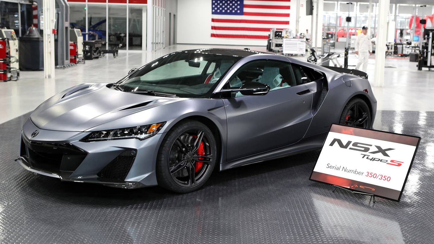 Acura NSX Production Ends as Final Car Is Built