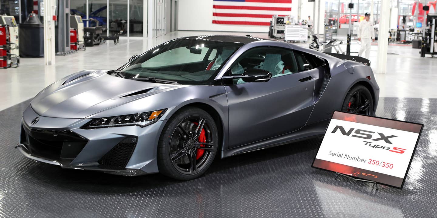 Acura NSX Production Ends as Final Car Is Built