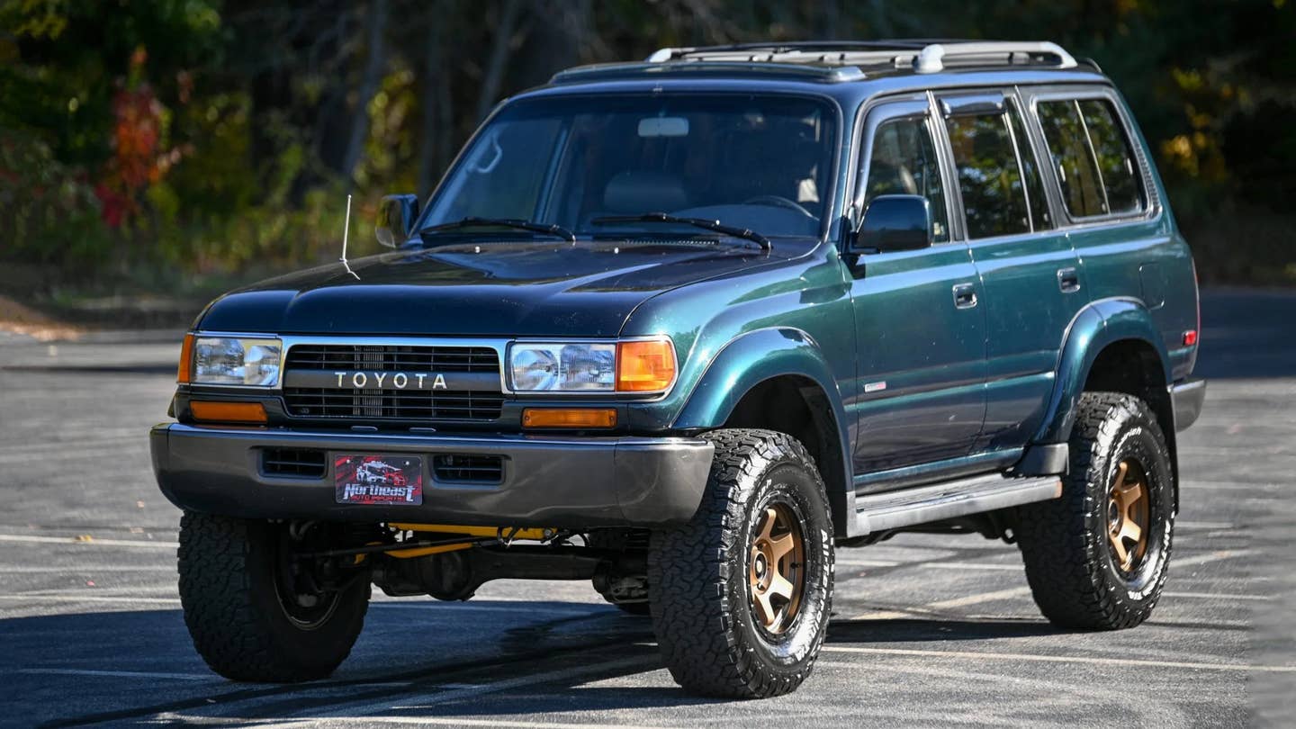 This Sweet 1994 Land Cruiser for Sale Has a Duramax V8 Diesel Under Its Hood