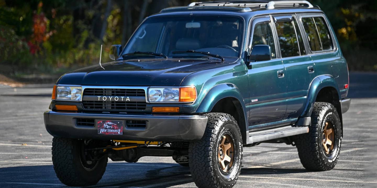 This Sweet 1994 Land Cruiser for Sale Has a Duramax V8 Diesel Under Its Hood