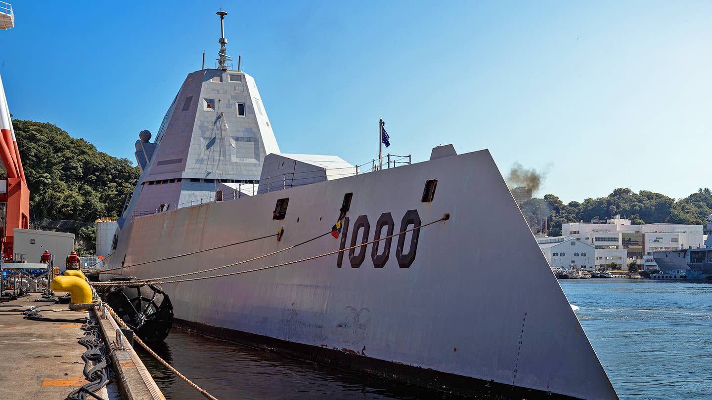 USS Zumwalt guided-missile destroyer