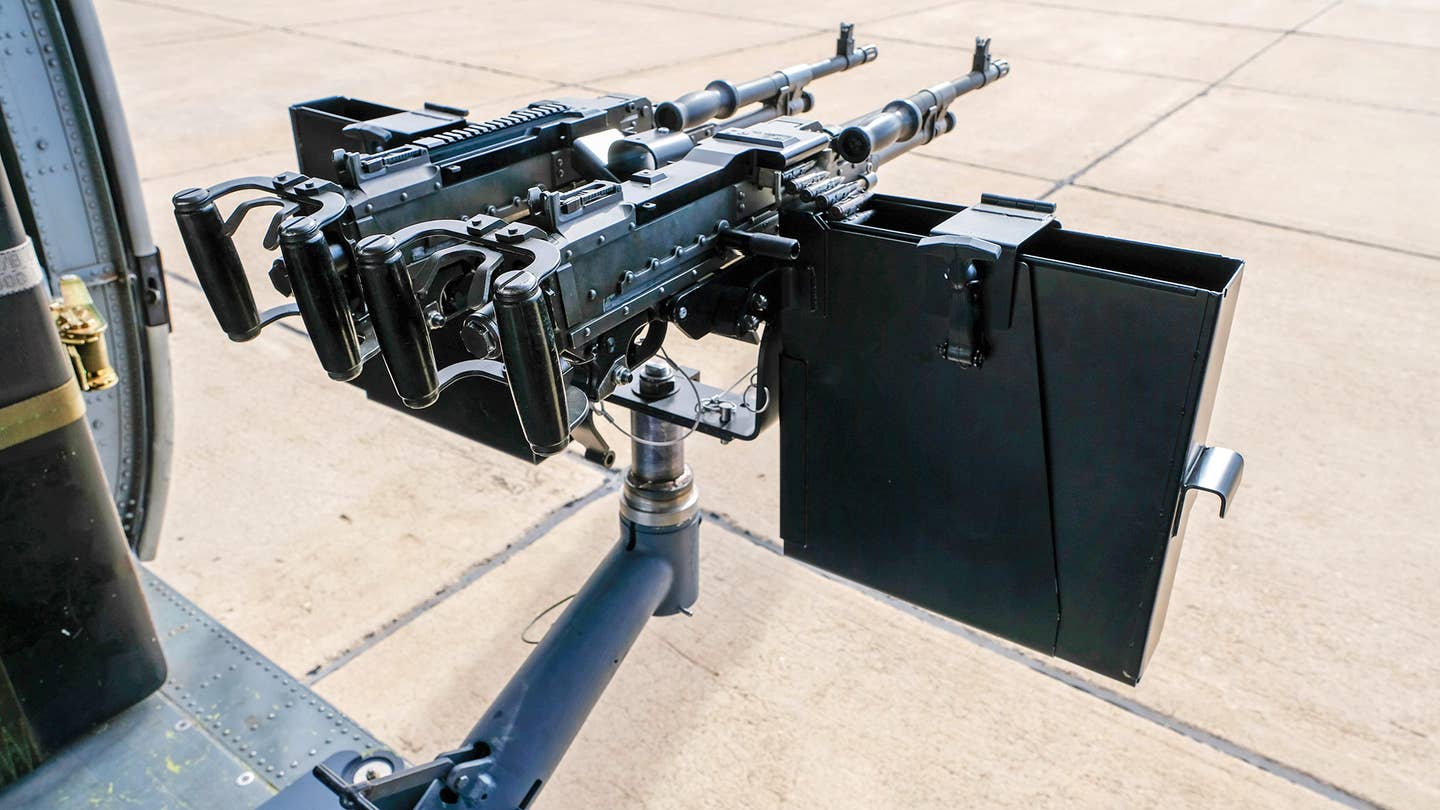 Check Out The New Twin M240 Door Guns For HH-60 Rescue Helicopters