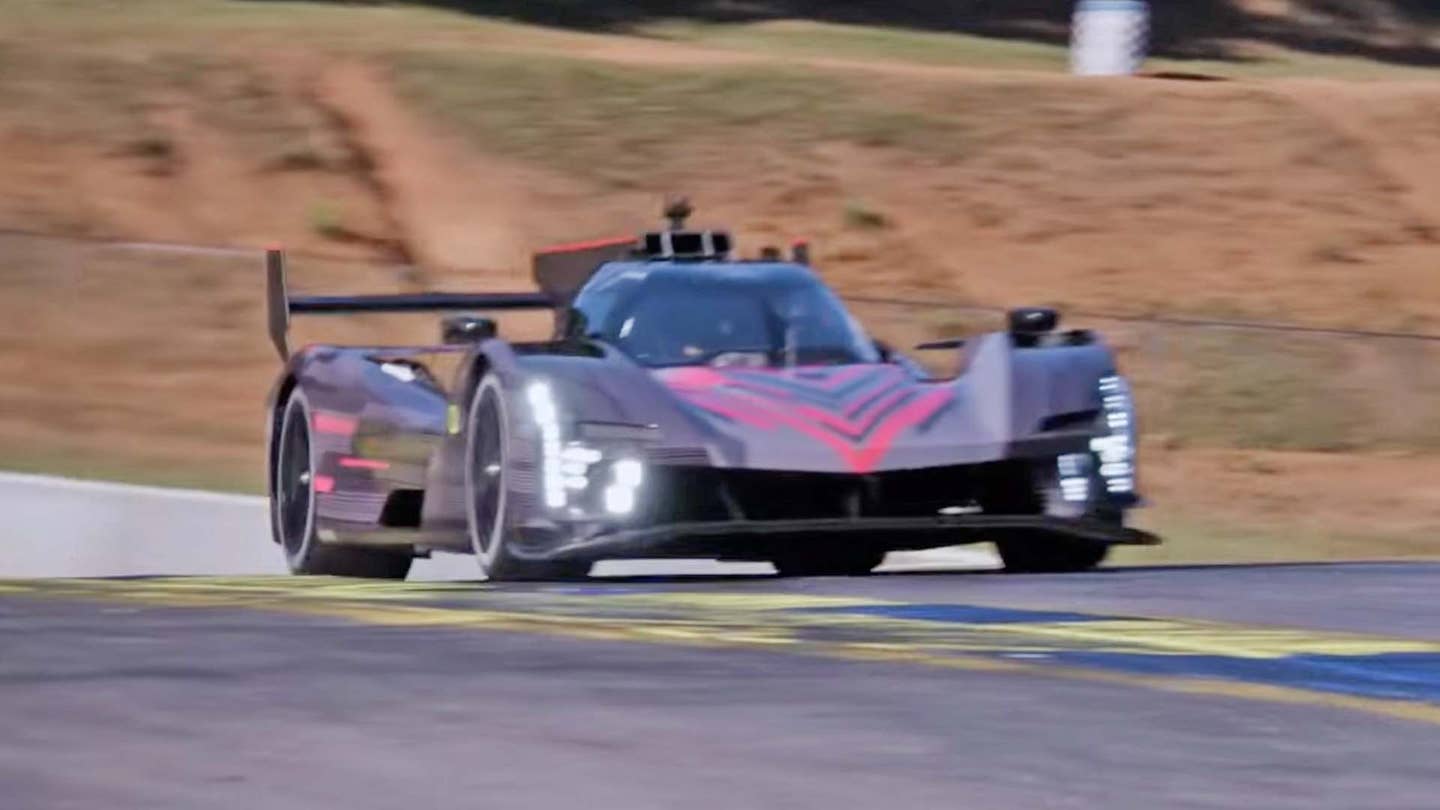The Cadillac V-LMDh Sounds Brutal on Track With Its High-Revving Cross-Plane V8