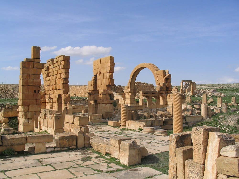 Ruins of Ammaedara, base of the 3rd Augustan legion. <em>Astiosaurus via Wikimedia Commons</em>