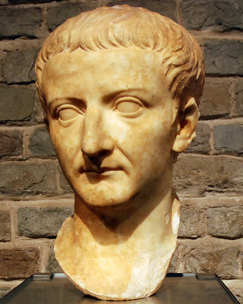 Bust of the emperor Tiberius. <em>Paul Hermans via Wikimedia Commons</em>