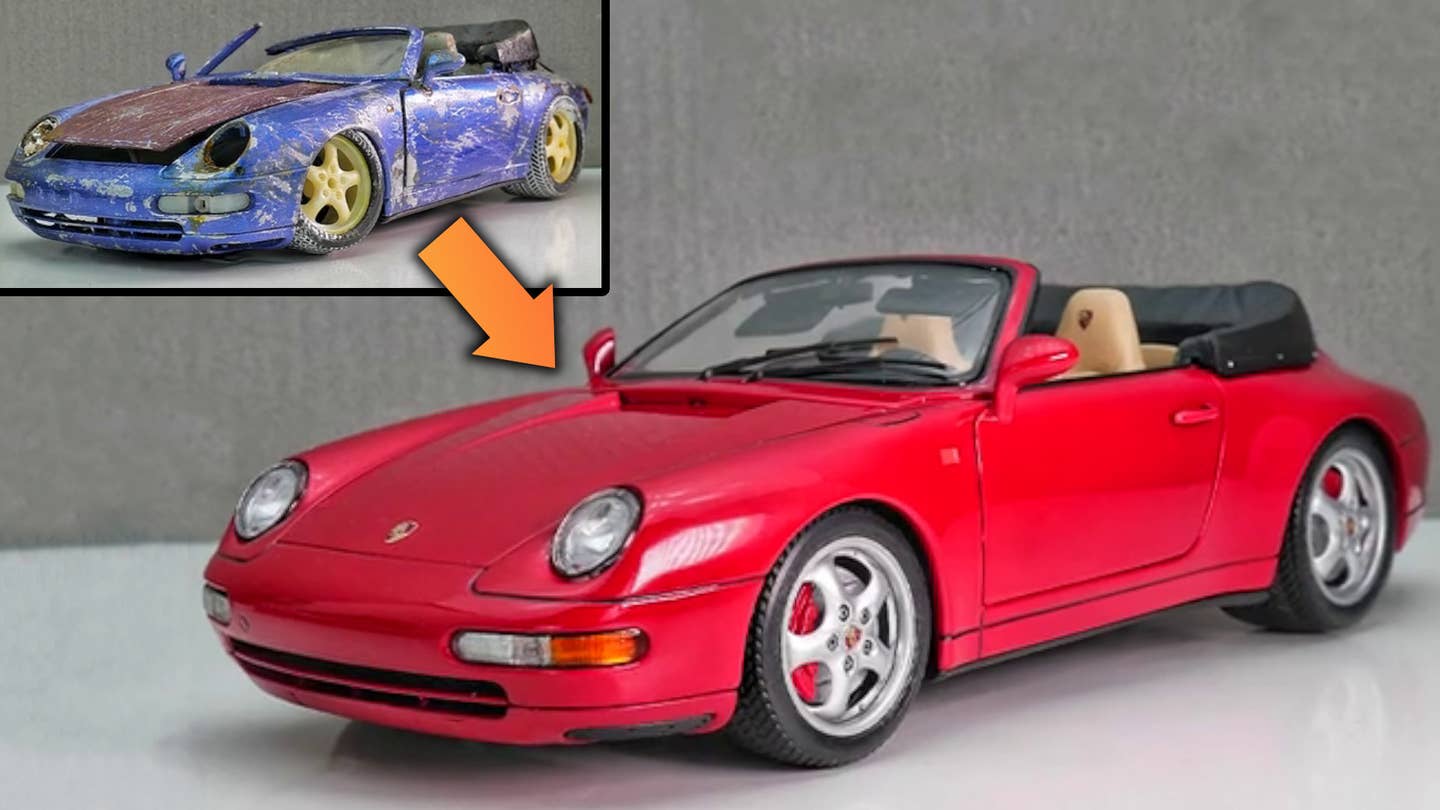 Watch a Porsche 911 Diecast Restoration Go From Busted to Beautiful