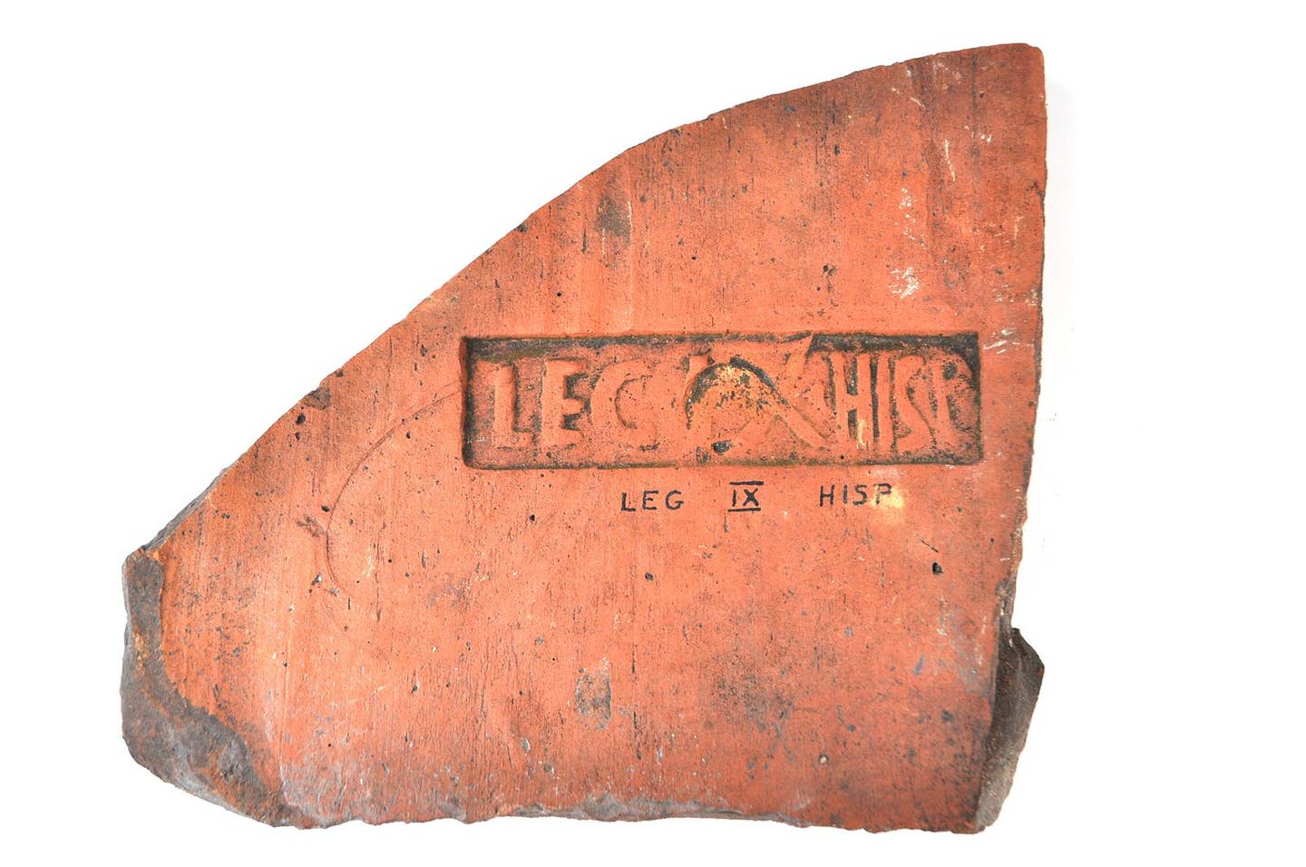 A stamp of the Ninth legion from the fortress at&nbsp;Caerleon&nbsp;in south Wales. <em>York Museum Trust via Wikimedia Commons</em>