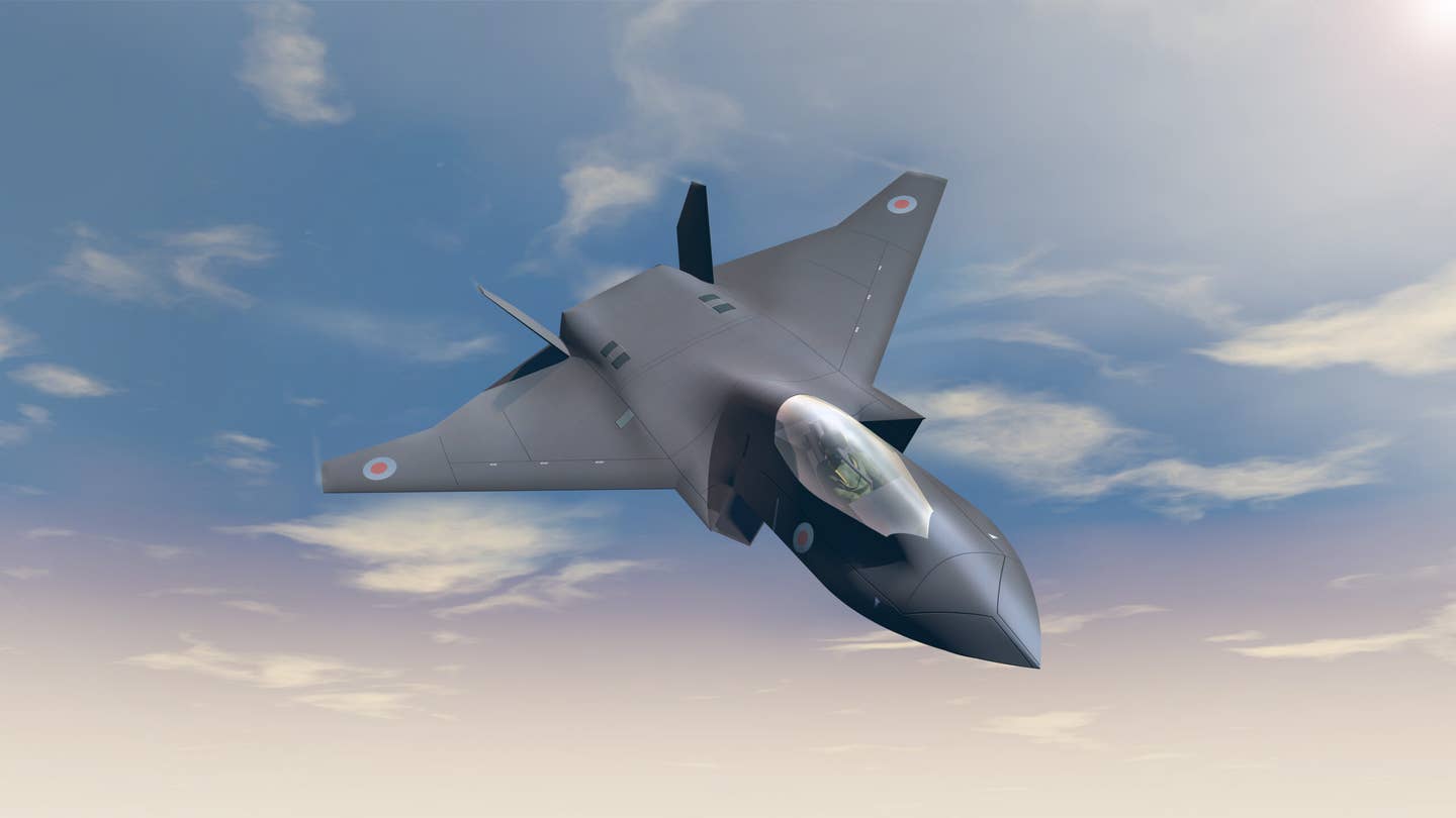 An earlier concept for the Team Tempest future fighter jet. <em>BAE Systems</em>