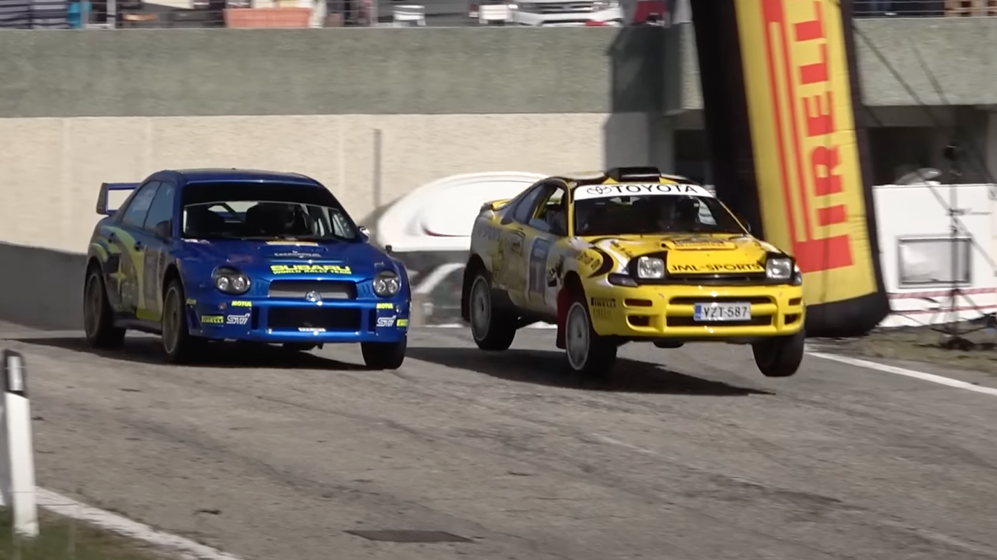 Watch the Youngest-Ever WRC Champ Mob a Classic Toyota Celica Rally Car