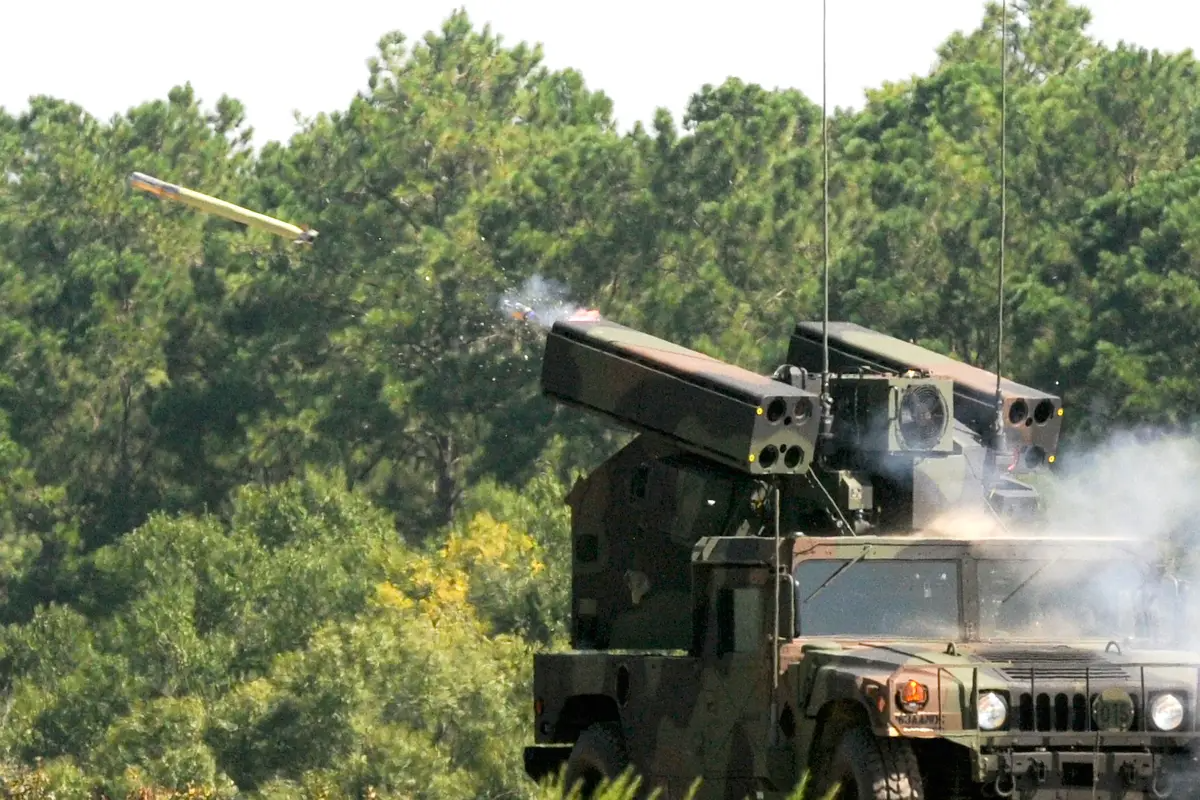 An Avenger system fires one of its Stinger missiles during a training exercise. In recent years, the Army has also fielded improved versions of the Stinger missile that are optimized for use against small drones.&nbsp;<em>Credit: U.S. Army</em>