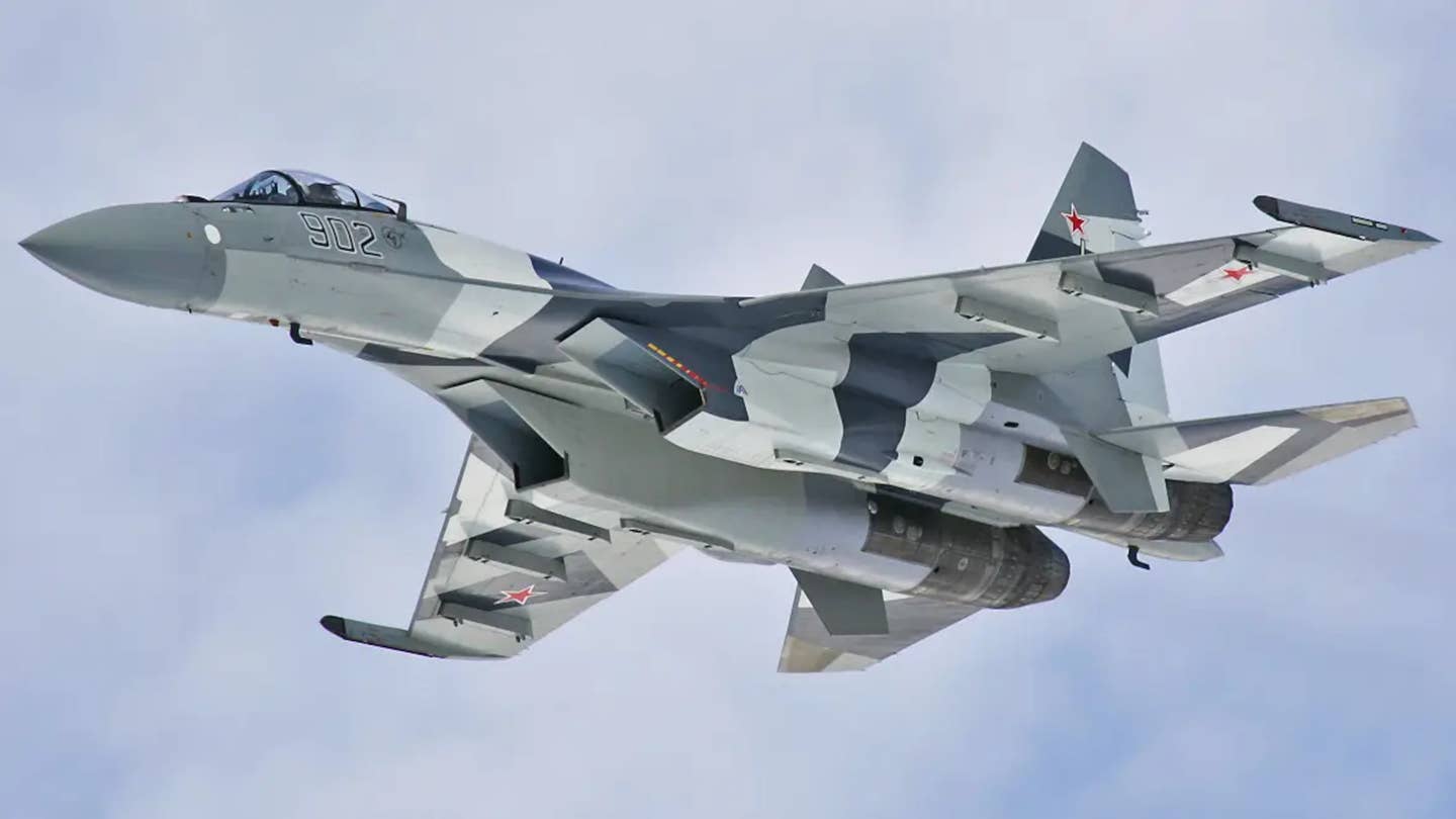A Russian Su-35 Flanker-E fighter jet. <em>Dmitriy Pichugin via Wikimedia</em>