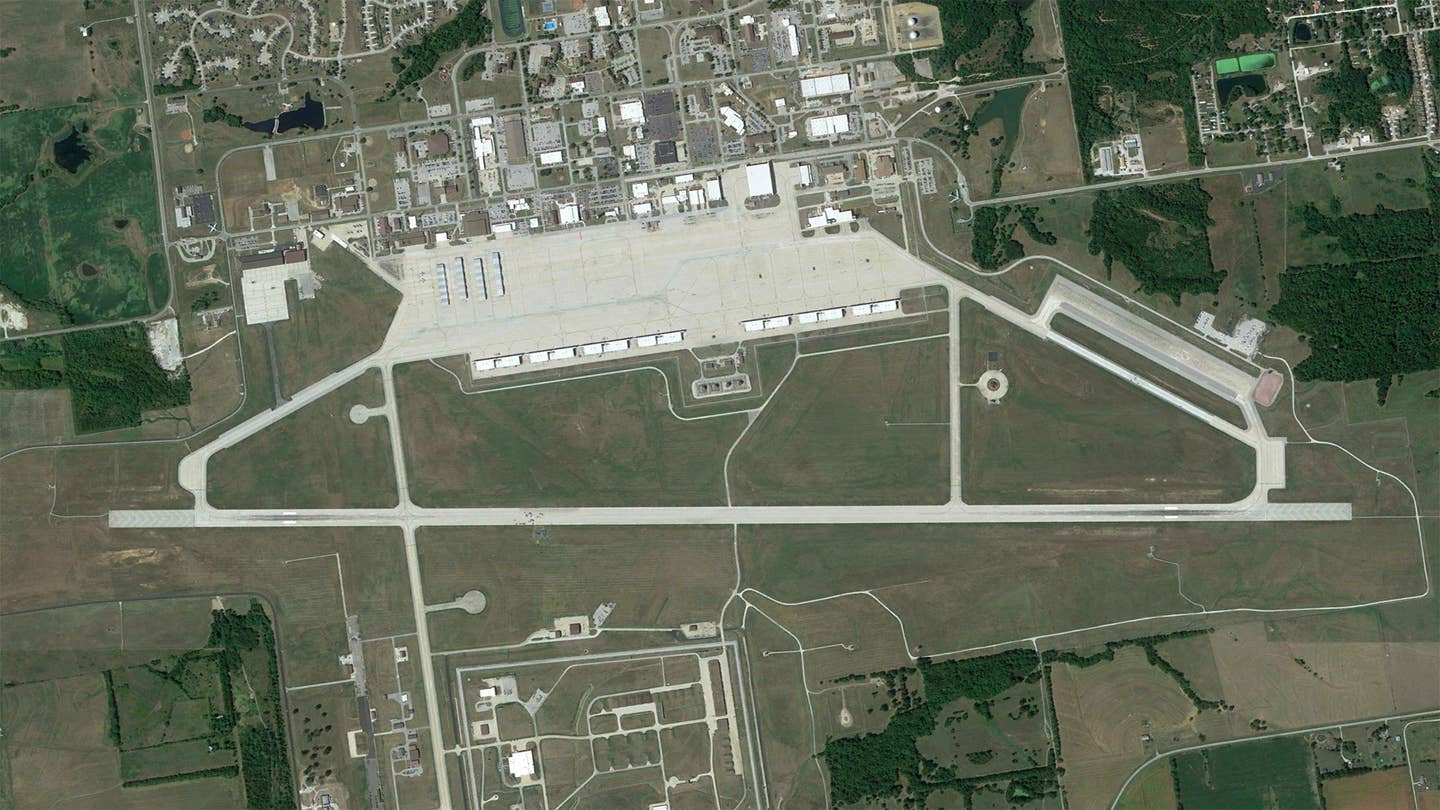 Whiteman Air Force Base's only runway closed