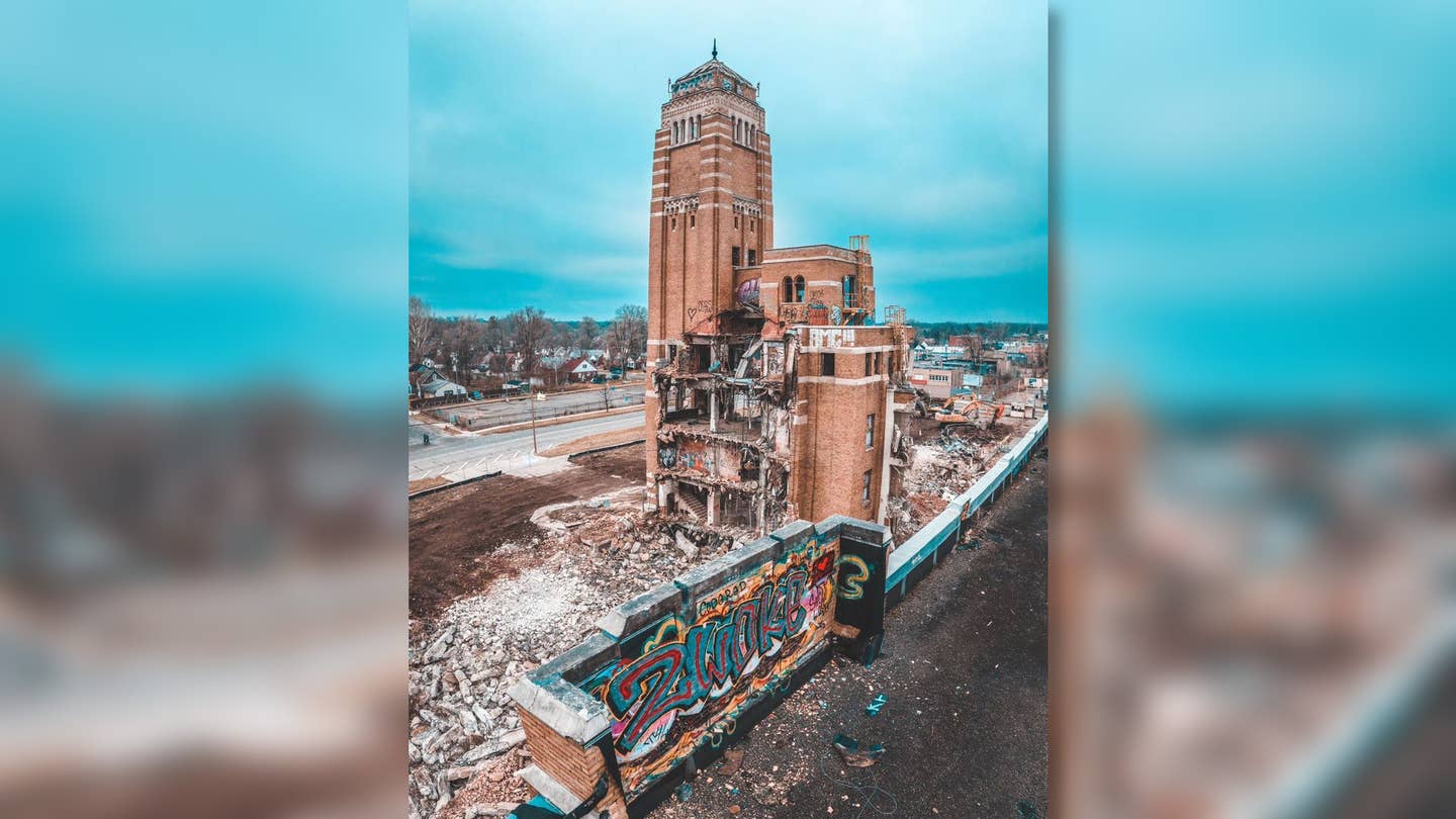 AMC’s Historic Former Detroit Headquarters Is Finally Being Demolished