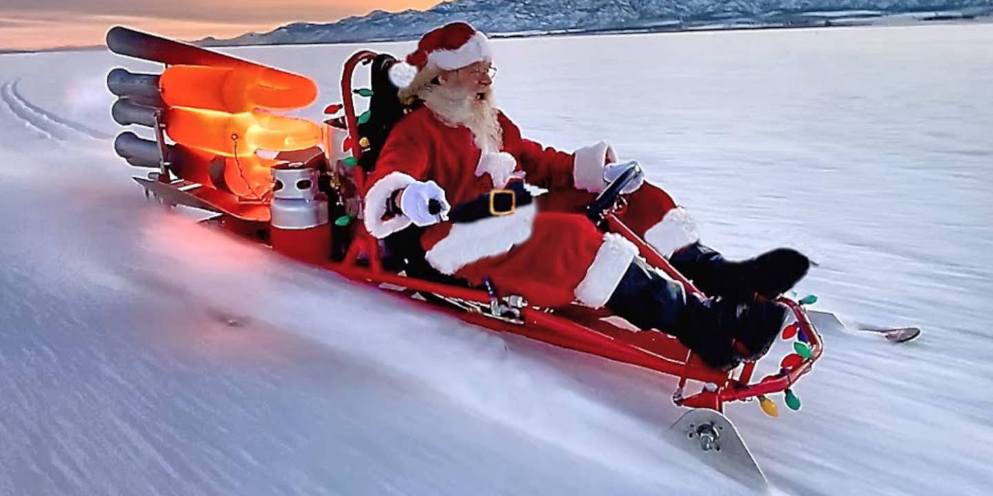 Santa’s New Jet-Propelled Sleigh Leaves Reindeer Unemployed