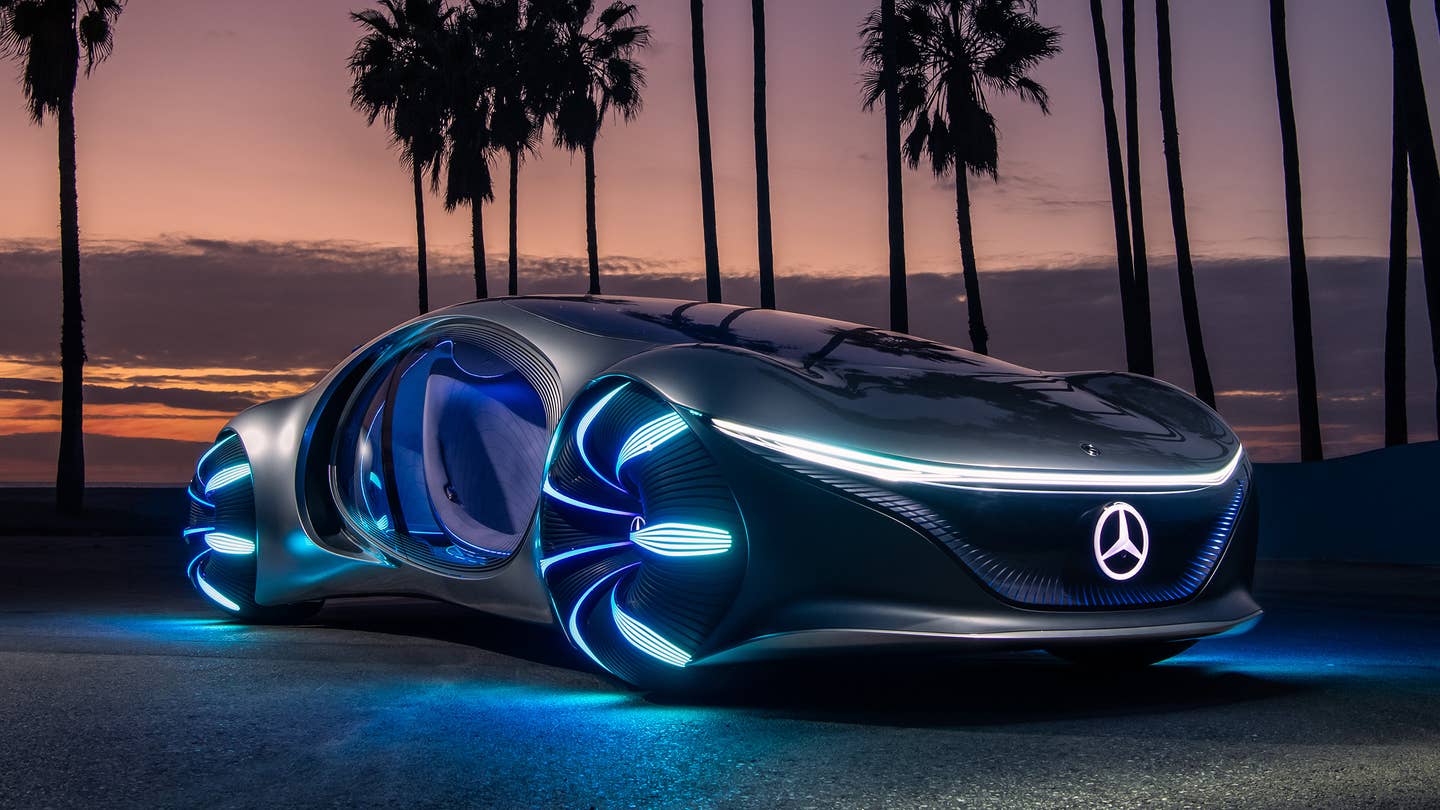Driving the Mercedes Vision AVTR Concept, a Car Straight Out of 2154