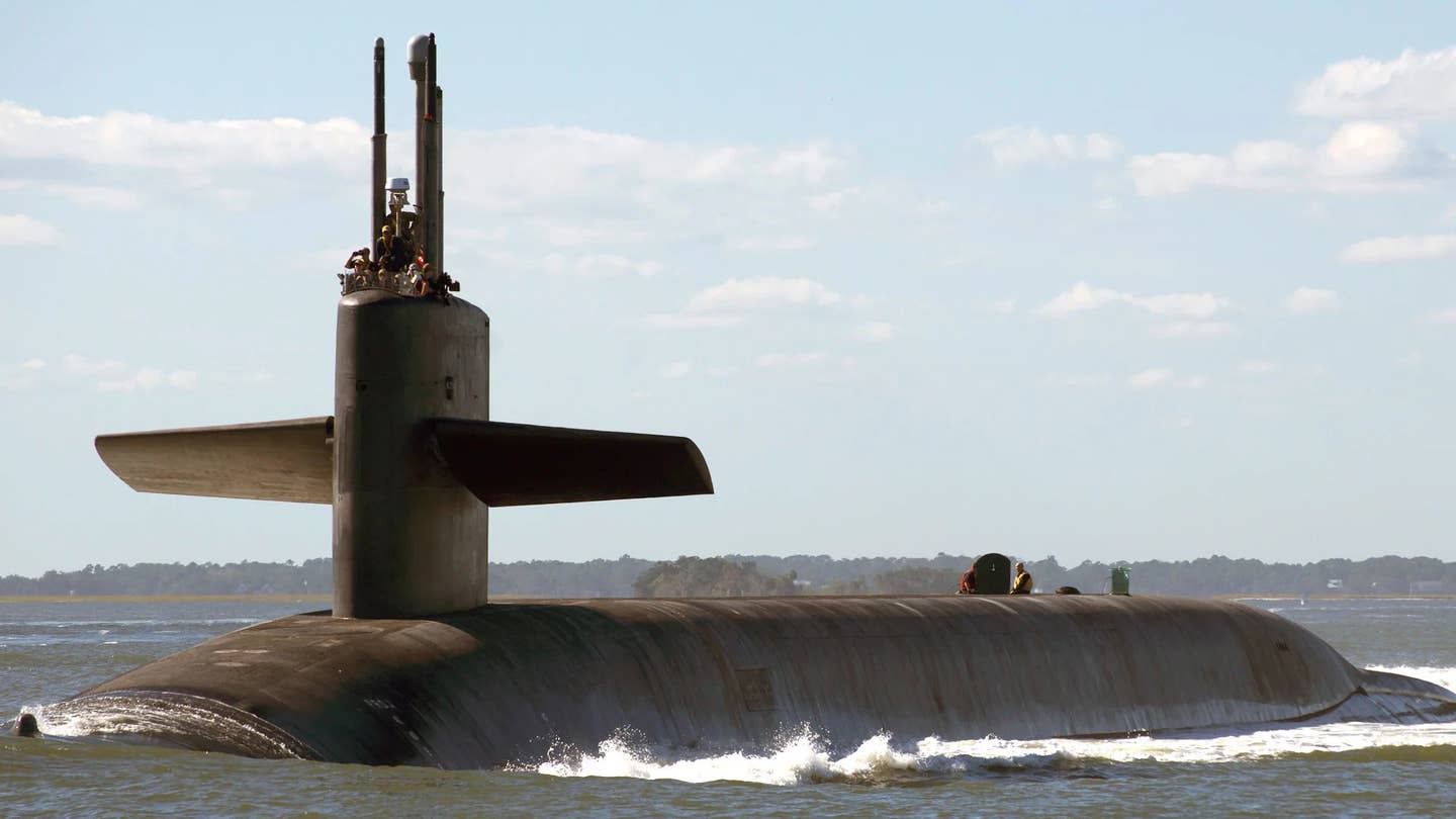 An older picture of the U.S. Navy's <em>Ohio</em> class ballistic missile submarine USS <em>Tennessee</em>. <em>USN</em>