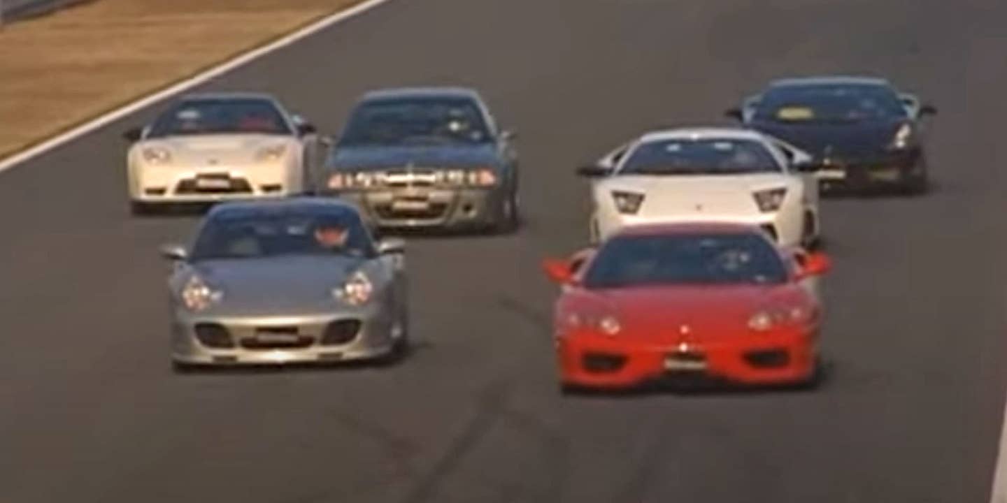 Watch a Pack of Mid-2000s Dream Supercars Race Like Real-Life Gran Turismo