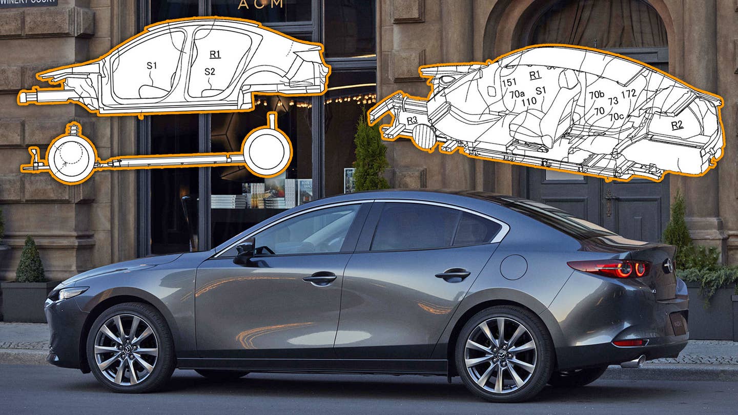 Mazda EV Compact Sedan Detailed in New Patent Application