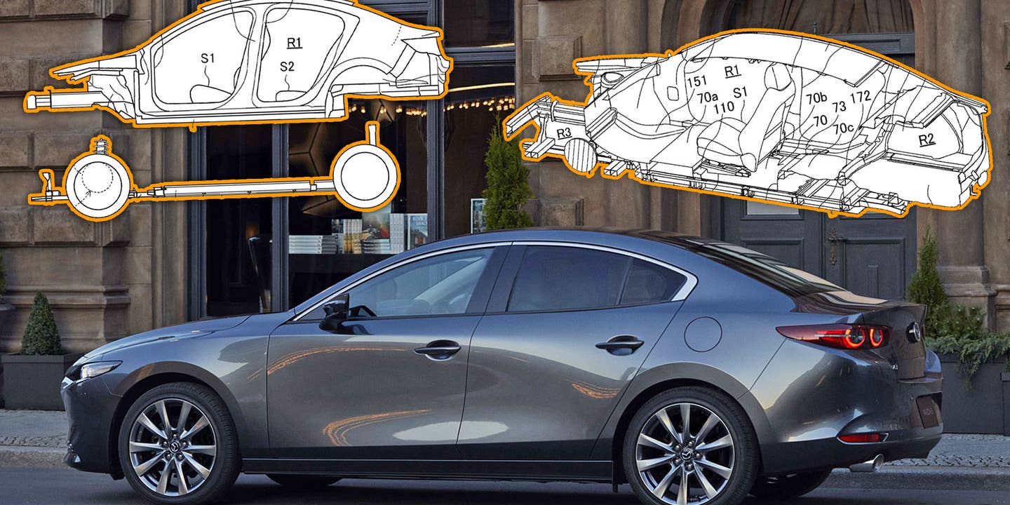 Mazda EV Compact Sedan Detailed in New Patent Application