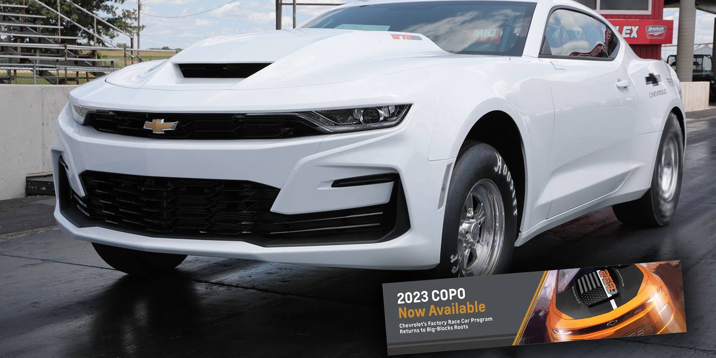 2023 Chevrolet COPO Camaro Has a 10.4L V8, the Biggest From Any American Automaker