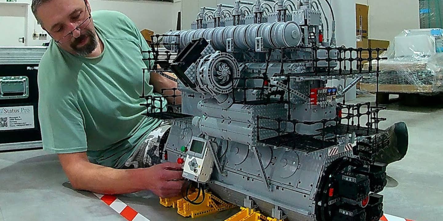 These Huge Diesel Engine Replicas Are Actually Lego Masterpieces