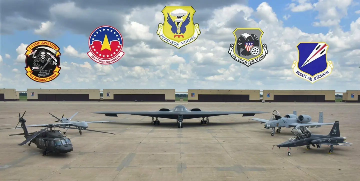 Represented aircraft based out of Whiteman Air Force Base in Missouri.&nbsp;<em>Credit: U.S. Air Force</em>