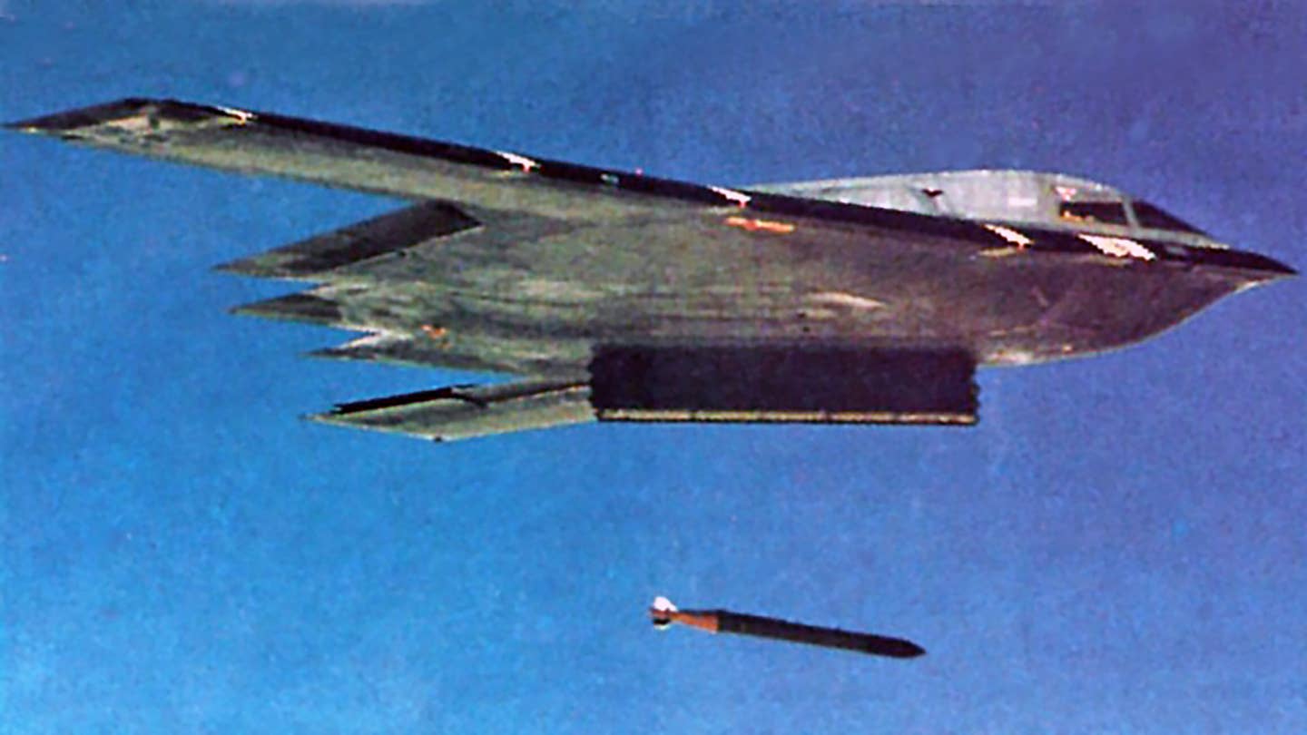 The B-2’s Little-Known GAM Weapon Was The First Satellite-Guided Bomb