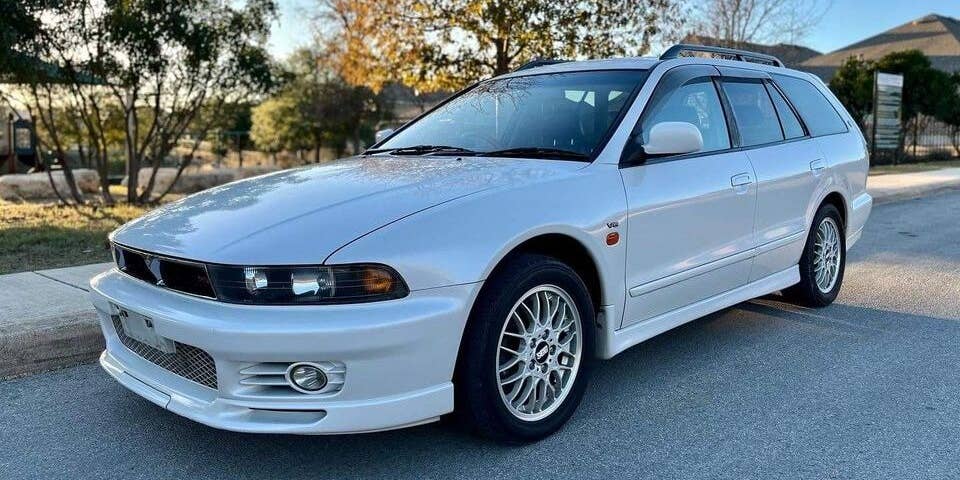 This Mitsubishi Galant VR-4 Wagon for Sale Is the Ultimate JDM Winter Ripper