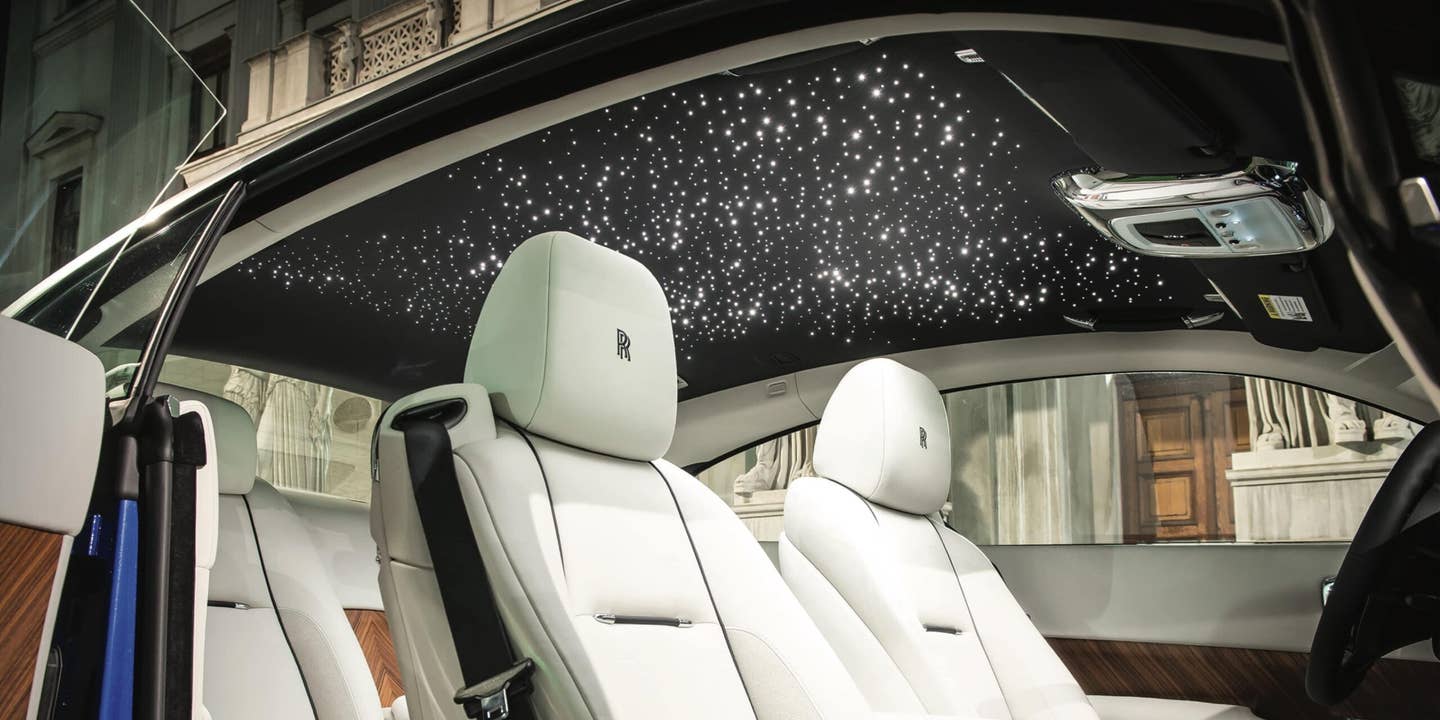 See What It’s Like Behind a Rolls-Royce Starlight Headlining