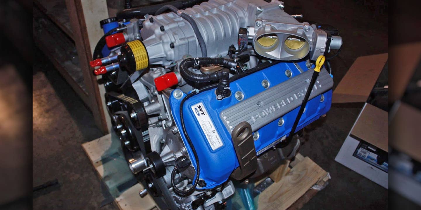 This Never-Used 550-HP Ford Mustang GT500 Crate Motor Needs a Good Home