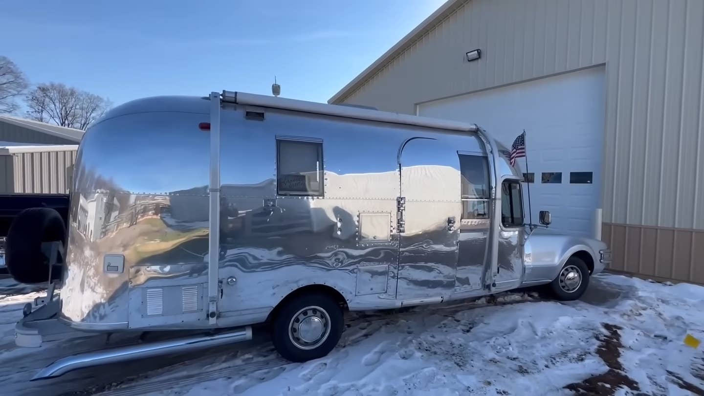 Roadtripping a Homebuilt, Oldsmobile Toronado-Airstream RV Is As Sketchy as It Sounds