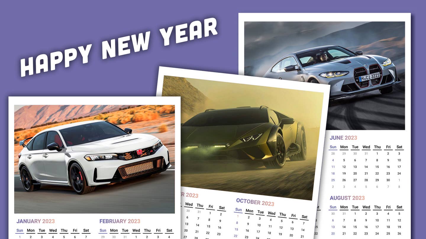Quick Question: What 12 Cars Would You Put on a 2023 Calendar?
